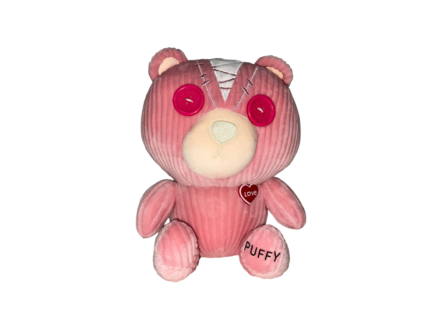 Puffy Cute Pink Bear