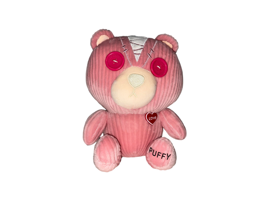 Puffy Cute Pink Bear