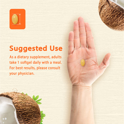 Nutri Academy Vitamin D3+ K2 Softgels
