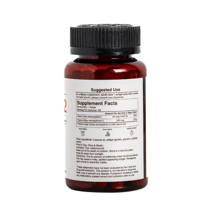 Nutri Academy Vitamin D3+ K2 Softgels