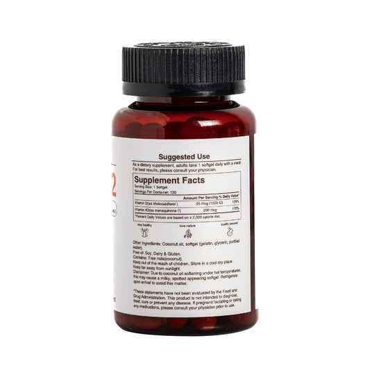 Nutri Academy Vitamin D3+ K2 Softgels